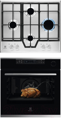 

Комплект встраиваемой техники Electrolux, OKC8H31X + GME263LX