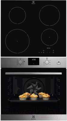 

Комплект встраиваемой техники Electrolux, OED3H50TX + IKE6420KB