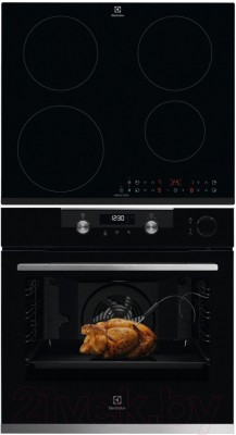 

Комплект встраиваемой техники Electrolux, OKC6P51X + IME6440KF