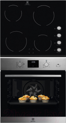 

Комплект встраиваемой техники Electrolux, OED3H50TX + EHF96140FK