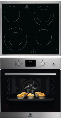 

Комплект встраиваемой техники Electrolux, OED3H50TX + CEE6432KX