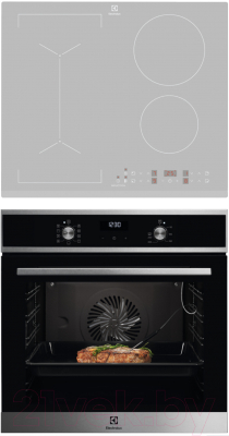 

Комплект встраиваемой техники Electrolux, OEE5C71X + IPE6443SF