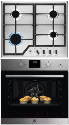 

Комплект встраиваемой техники Electrolux, OED3H50TX + GPE263MX