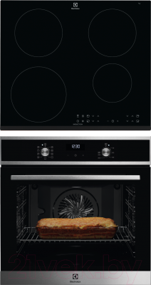 

Комплект встраиваемой техники Electrolux, OEF5H70X + IPE6440KFV