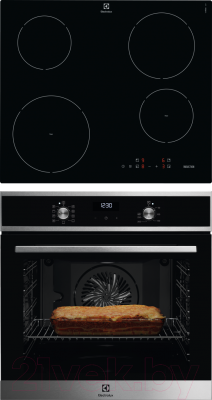 

Комплект встраиваемой техники Electrolux, OEF5H70X + IKE6420KB