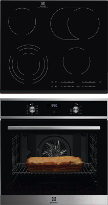 

Комплект встраиваемой техники Electrolux, OEF5H70X + EHF96547FK