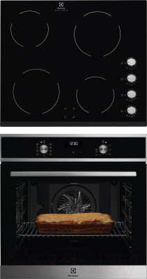 

Комплект встраиваемой техники Electrolux, OEF5H70X + EHF96140FK