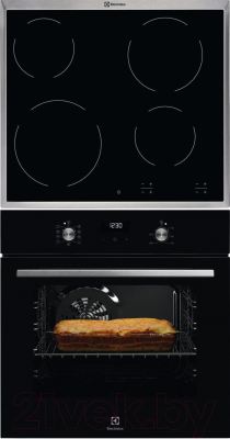 

Комплект встраиваемой техники Electrolux, OCF5E50Z + CPE6420KX