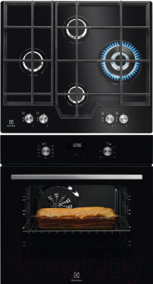 

Комплект встраиваемой техники Electrolux, OCF5E50Z + GPE363NK