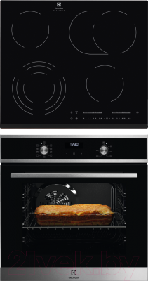 

Комплект встраиваемой техники Electrolux, OEF5E50X + EHF96547FK