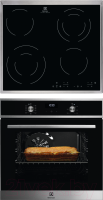 

Комплект встраиваемой техники Electrolux, OEF5E50X + CEE6432KX