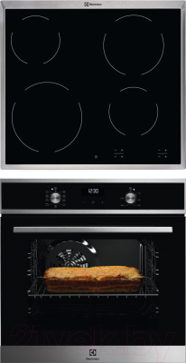 

Комплект встраиваемой техники Electrolux, OEF5E50X + CPE6420KX