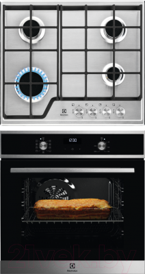 

Комплект встраиваемой техники Electrolux, OEF5E50X + GRE263MX