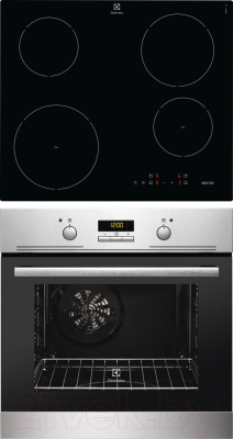 

Комплект встраиваемой техники Electrolux, EZB53430AX + IKE6420KB