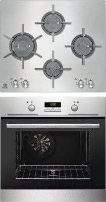 

Комплект встраиваемой техники Electrolux, EZB53430AX + EGU96647LX