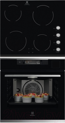 

Комплект встраиваемой техники Electrolux, OKA9S31CX + EHF96140FK