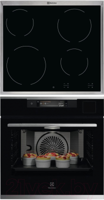 

Комплект встраиваемой техники Electrolux, OKA9S31CX + CPE6420KX