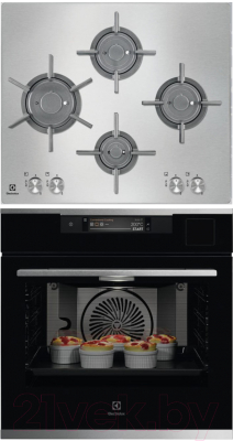 

Комплект встраиваемой техники Electrolux, OKA9S31CX + EGU96647LX