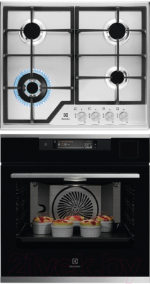 

Комплект встраиваемой техники Electrolux, OKA9S31CX + GEE363MX