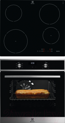 

Комплект встраиваемой техники Electrolux, OEH5E40X + IKE6420KB