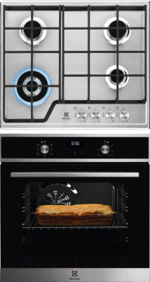 

Комплект встраиваемой техники Electrolux, OEH5E40X + GPE363MX