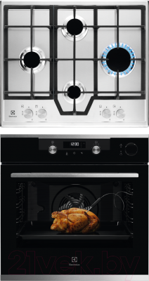 

Комплект встраиваемой техники Electrolux, OKC6H41X + GME263LX