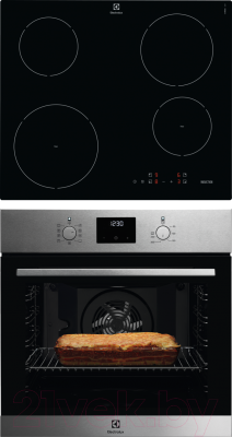 

Комплект встраиваемой техники Electrolux, OEF3H70TX + EHH56240IK