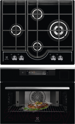 

Комплект встраиваемой техники Electrolux, VKA9S21WX + GPE363RCK