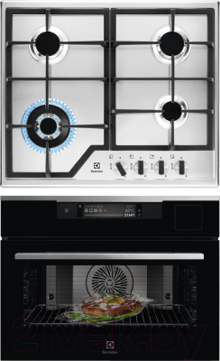 

Комплект встраиваемой техники Electrolux, VKA9S21WX + GPE363MX