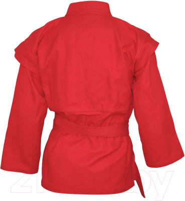 Куртка для самбо BoyBo Красная (р-р 0/130)