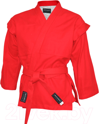 Куртка для самбо BoyBo BSJ120 (р.3/160, красный)