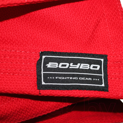 Куртка для самбо BoyBo BSJ120 (р.4/170, красный)