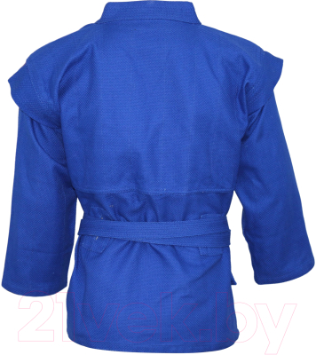 Куртка для самбо BoyBo Синяя (р-р 0/130)