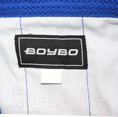 Куртка для самбо BoyBo BSJ120 (р.4/170, синий)