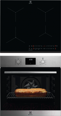 

Комплект встраиваемой техники Electrolux, OEF3H70TX + HOF650FMF