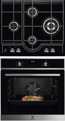 

Комплект встраиваемой техники Electrolux, OEE5C71X + GPE363RCK