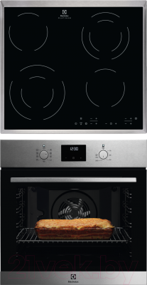 

Комплект встраиваемой техники Electrolux, OEF3H70TX + CEE6432KX