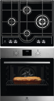 

Комплект встраиваемой техники Electrolux, OEF3H70TX + GPE363RCK