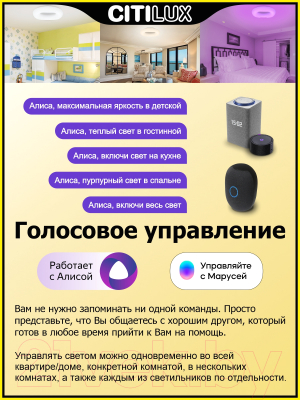 Потолочный светильник Citilux Стратус CL732A660G