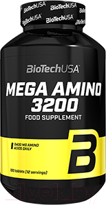 Комплексные аминокислоты BioTechUSA Mega Amino 3200 / CIB000513 (100 таблеток)