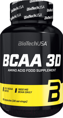 Аминокислоты BCAA BioTechUSA 3D / I00000495 (90 капсул)