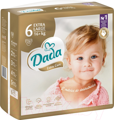 Подгузники детские Dada Extra Care 6 XL (26шт)