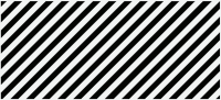 Декоративная плитка Cersanit Evolution Диагонали (200x440, черно-белый) - 
