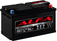 Автомобильный аккумулятор ALFA battery Hybrid R / AL 90.0 (90 А/ч) - 
