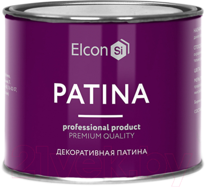 Краска Elcon Patina кузнечная до 150C (200г, зелень)
