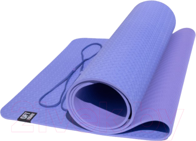 Коврик для йоги и фитнеса Original FitTools FT-YGM6-2TPE-1 (фиолетовый/сиреневый)