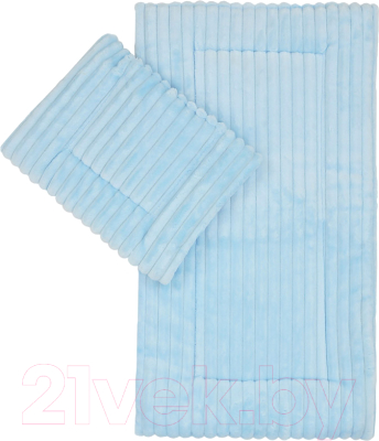 Комплект постельный в коляску Bambola Матрасик 35x70 с подушкой 25x35 / 228 (голубой)