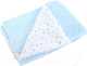 Плед для малышей Bambola 90x90 / 227 (голубой) - 