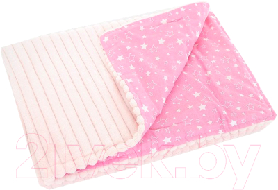 Плед для малышей Bambola 90x90 / 227 (розовый)
