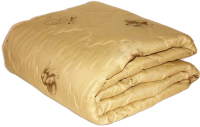 Одеяло Бивик Верблюжья шерсть прочесанная, ПЭ 172x205 (микрофибра с кантом) - 
